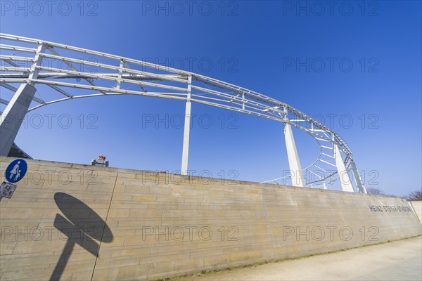 The Heinz Steyer Stadium is a football stadium with athletics facilities in the Friedrichstadt