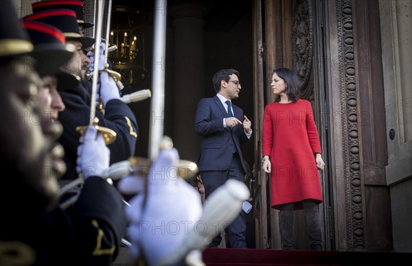 Annalena Baerbock (Alliance 90/The Greens), Federal Foreign Minister, photographed during her visit