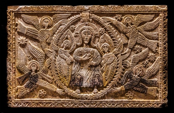 Ratchis Altar with Christ on the Throne, 8th century, Museo Cristiano with masterpieces of Lombard
