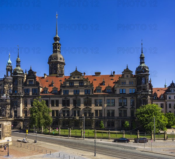 Building complex of the Dresden Residential Palace, which also houses the world-famous Green Vault,