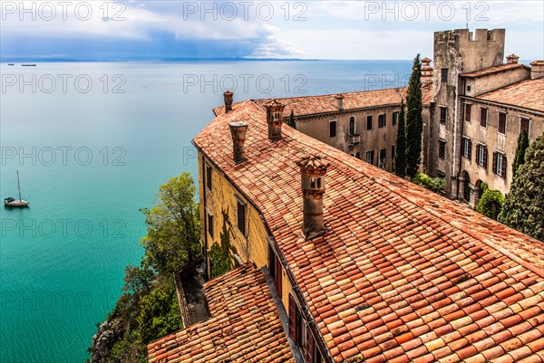 Duino Castle, with spectacular sea view, private residence of the Princes of Thurn und Taxis,