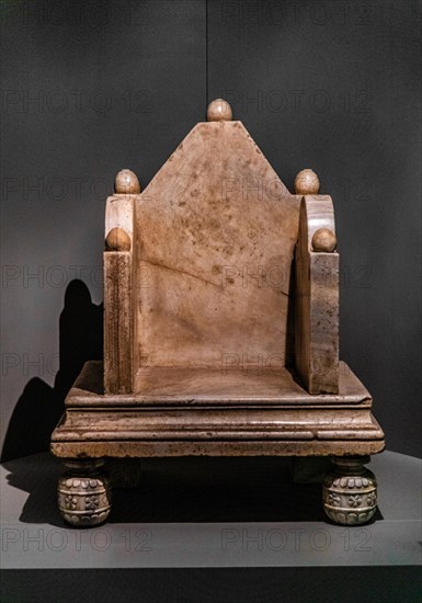 Patriarch's chair from the XI century, Museo Cristiano with masterpieces of Lombard sculpture,