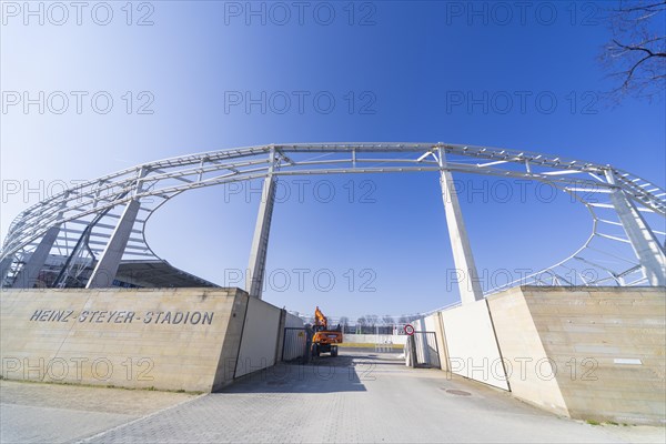 The Heinz Steyer Stadium is a football stadium with athletics facilities in the Friedrichstadt