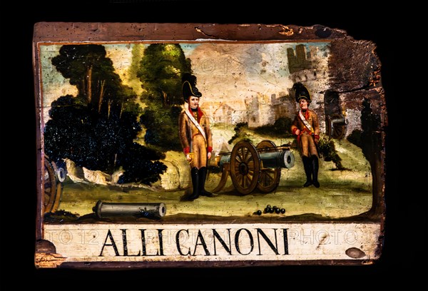 Call to arms, Museum of the Risorgimento on regional history, Castello di Udine, seat of the State
