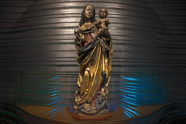 Sculpture of the Virgin and Child from around 1480, Marian Chapel of St Clare's Church,