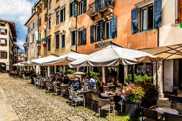 Piazza San Giacomom Udine, most important historical city of Friuli, Italy, Udine, Friuli, Italy,