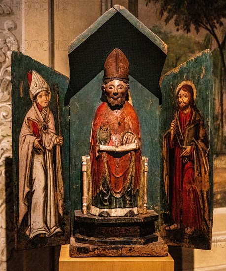 Shrine of St Nicholas with St Nicholas and St James, 8th century, Palazzo Patriarcale, Dioezesan