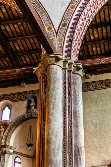 Duomo di Santa Maria Maggiore, 13th century, historic city centre, Spilimbergo, Friuli, Italy,