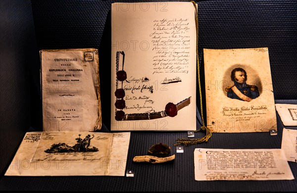 The French in Friuli, 1797, Museum of the Risorgimento on regional history, Castello di Udine, seat