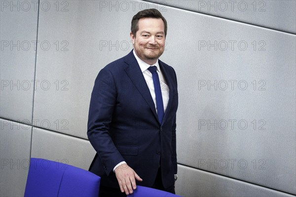 Uli Groetsch pictured shortly after taking the oath of office as Police Commissioner in the plenary
