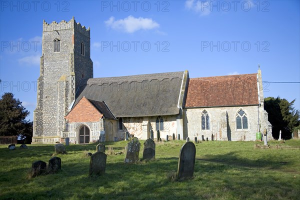 Church of St Botolph probable site of early Saxon settlement of Saint Botolph's Abbey at Ikenhoe,