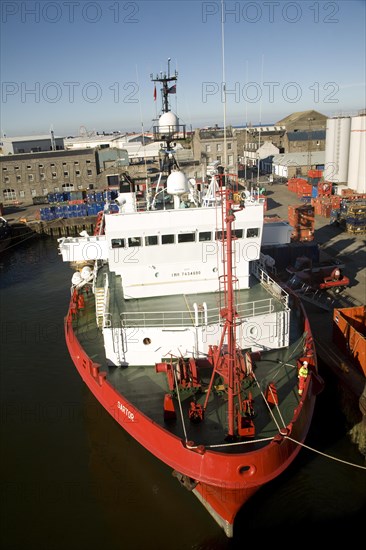 SARTOR ship, Port harbour, Aberdeen, Scotland, United Kingdom, Europe