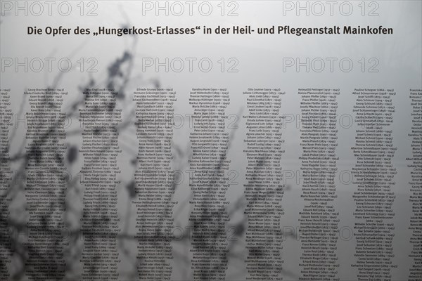 Mainkofen, Lower Bavaria, Germany, March 15th 2024, Memorial to the victims of Nazi persecution on