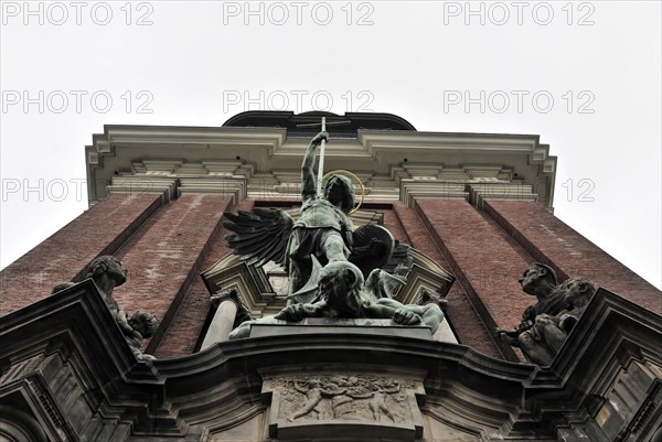 Michaeliskirche, Michel, baroque church St. Michaelis, first start of construction 1647- 1750,