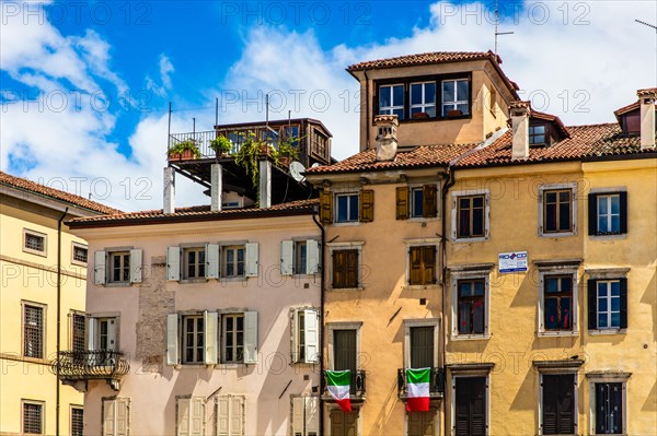 Piazza San Giacomom, Udine, most important historical city of Friuli, Italy, Udine, Friuli, Italy,