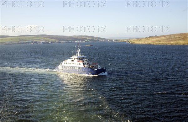 'Leirna' ferry between Lerwick and Bressay, Shetland Islands, Scotland, United Kingdom, Europe