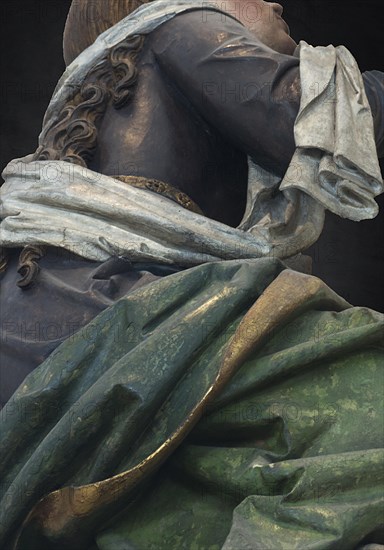 Mary Magdalene's robe, figure from the crucifixion group by Veit Wirsberger around 1509, St Clare's