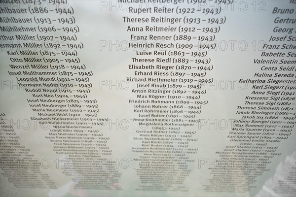 Mainkofen, Lower Bavaria, Germany, March 15th 2024, Memorial to the victims of Nazi persecution on