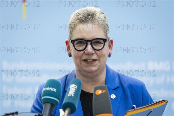 Christine Vogler, President of the German Nursing Council, recorded during talks on the key points