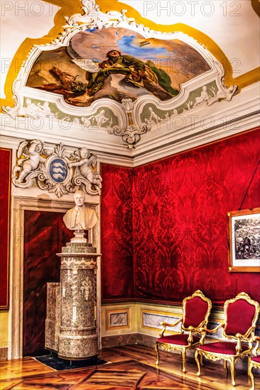 Hall with tiled stove, Palazzo Patriarcale, Dioezesan Museum with the Tiepolo Galleries, 16th