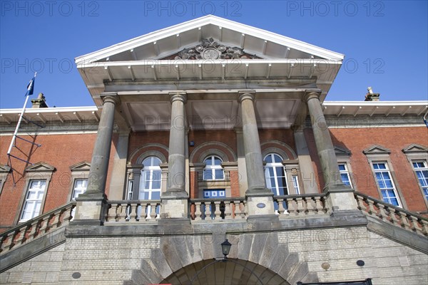 Old Custom House, Wet Dock, Ipswich, Suffolk, England. The Old Custom House is one of Ipswich Wet