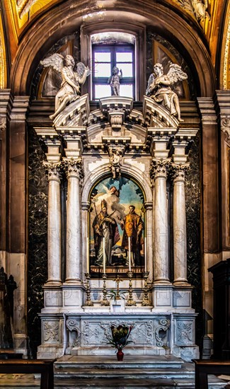 Side altar of the Chapel of St Hermagoras and Fortunatus, Cathedral of Santa Maria Annunziata, 13th