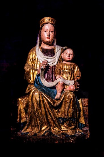 Madonna and Child, Friulian School, 15th century, Palazzo Patriarcale, Dioezesan Museum with the