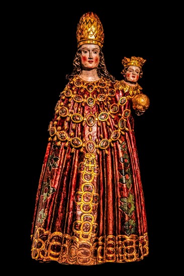 Madonna of Loreto, workshop of Slavia Friulana, 17th century, Palazzo Patriarcale, Dioezesan Museum