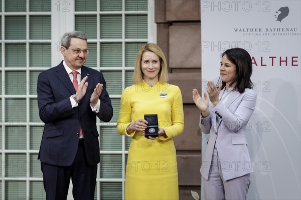 Hartmuth Jung, Chairman of the Board of the Walther Rathenau Institute, Katja Kallas, Prime