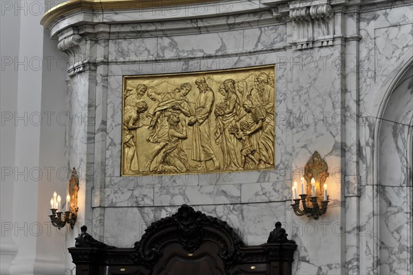 Michaeliskirche, Michel, baroque church St. Michaelis, first start of construction 1647- 1750,