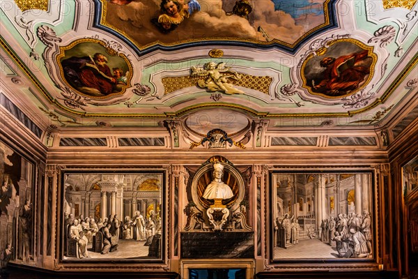 Frescoes in the Chapter House, Cathedral of Santa Maria Annunziata, 13th century, Udine, most