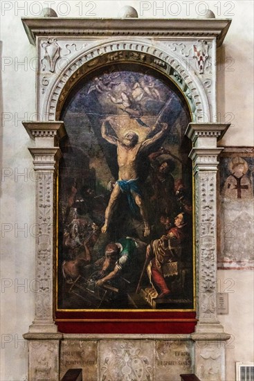 Frescoes with scenes from the Old and New Testament, Duomo di Santa Maria Maggiore, 13th century,