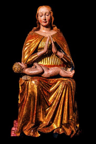Madonna praying with child, Venetian School, 15th century, Palazzo Patriarcale, Dioezesan Museum