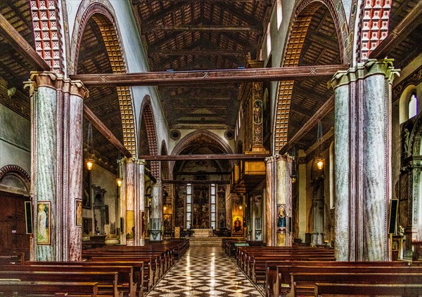 Frescoes with scenes from the Old and New Testament, Duomo di Santa Maria Maggiore, 13th century,
