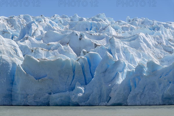 Glacier, Lago Grey, Torres del Paine National Park, Parque Nacional Torres del Paine, Cordillera