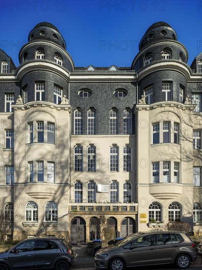 Art Nouveau house in the Kassberg district of Chemnitz, Hoffmannstr. 60, built in 1912, where the