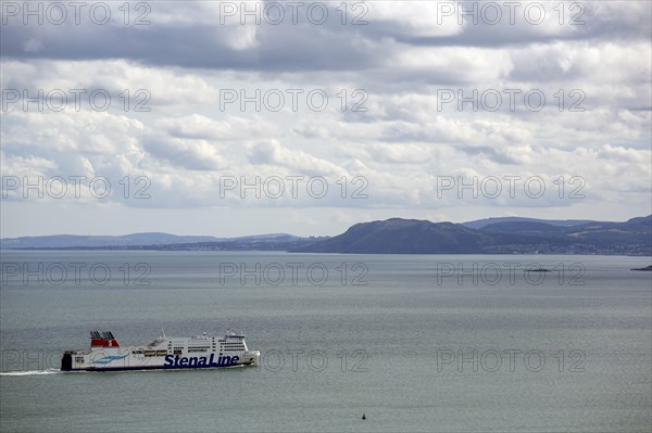 A Stena Line ferry approaches Dun Laoghaire at the end of a crossing from Britain. Dun Laoghaire,