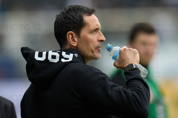 Bundesliga Eintracht Frankfurt-Union Berlin at Deutsche Bank Park in Frankfurt. Frankfurt coach
