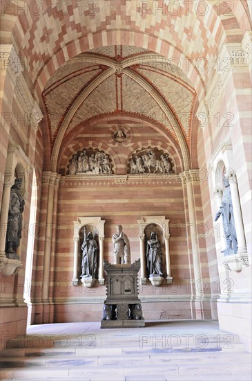 Monument to King Adolf of Nassau, Speyer Cathedral, westwork, new part, first start of construction