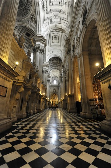 Jaen, Catedral de Jaen, Cathedral of Jaen from the 13th century, Renaissance art epoch, Jaen, Long