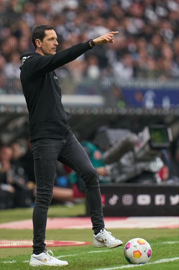 Bundesliga Eintracht Frankfurt-Union Berlin at Deutsche Bank Park in Frankfurt. Frankfurt coach