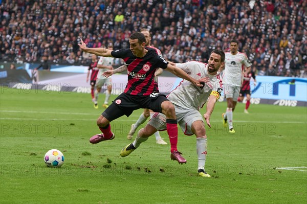 Bundesliga Eintracht Frankfurt-Union Berlin at Deutsche Bank Park in Frankfurt. Frankfurt's Ellyes