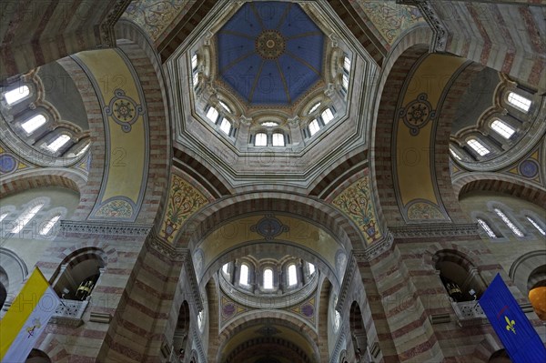 Marseille Cathedral or Cathedrale Sainte-Marie-Majeure de Marseille, 1852-1896, Marseille, View