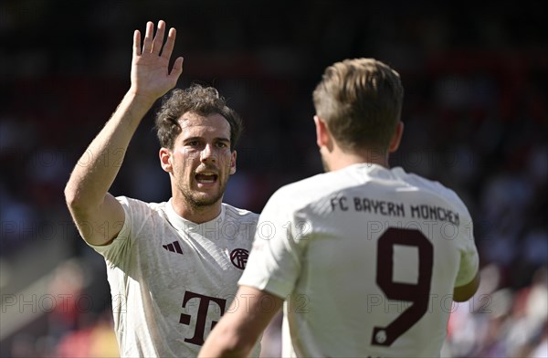 Leon Goretzka FC Bayern Munich FCB (08) and Harry Kane FC Bayern Munich FCB (09) celebrating a goal
