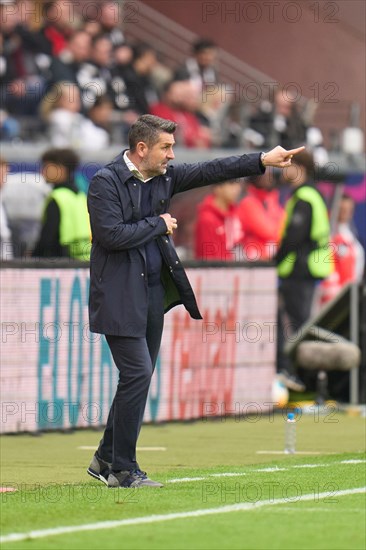 Bundesliga Eintracht Frankfurt-Union Berlin at Deutsche Bank Park in Frankfurt. Berlin's coach