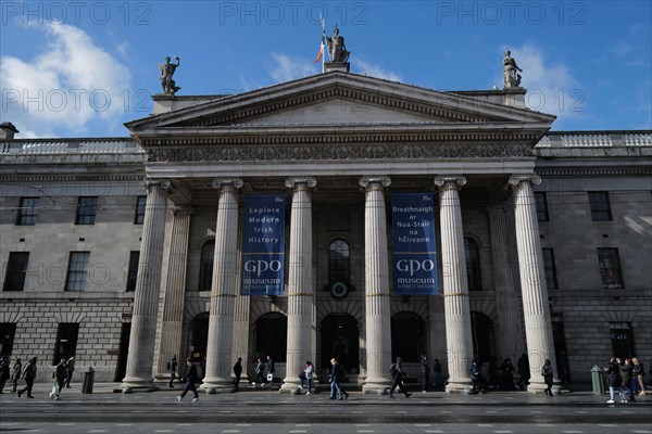 The General Post Office in O'Connell Street, scene of the 1916 Easter Rising. Dublin, Ireland,