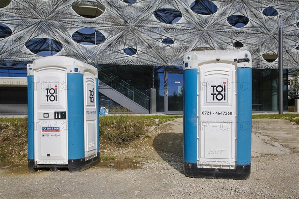 Construction site toilet, sanitary facility, toilet, mobile toilet, TOI TOI, Dixi, DIXI, zero zero,