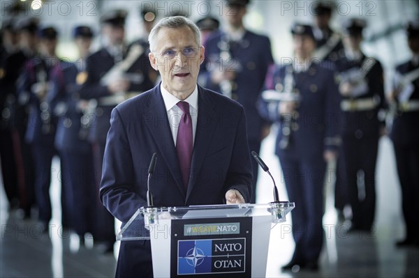 Jens Stoltenberg, Secretary General of the North Atlantic Council, photographed during the ceremony