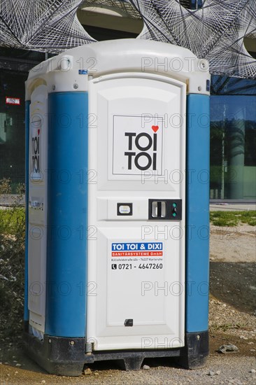 Construction site toilet, sanitary facility, toilet, mobile toilet, TOI TOI, Dixi, DIXI, zero zero,