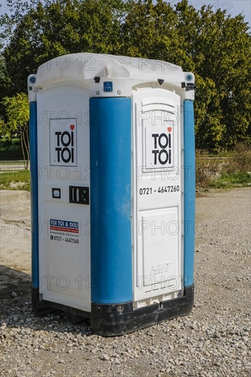 Construction site toilet, sanitary facility, toilet, mobile toilet, TOI TOI, Dixi, DIXI, Null Null,